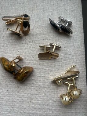 Swak  Vintage Cufflink and Tie Clip Collection